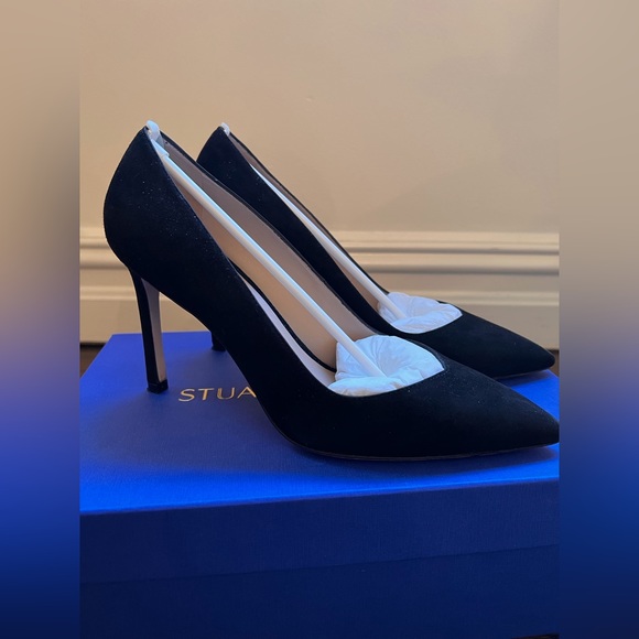 Stuart Weitzman Anny Pumps Black Heels - Picture 7 of 10